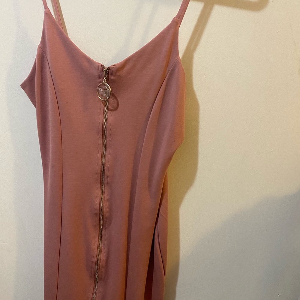 Pink zipper dress!
